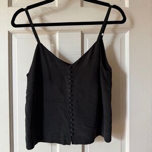 Madewell Buttoned Silk Tank